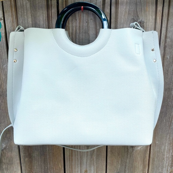 NWOT Moda Luxe Satchel - Picture 3 of 7